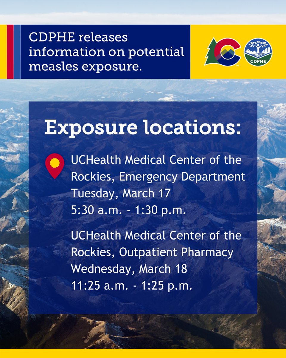 Colorado Department of Public Health & Environment tweet media