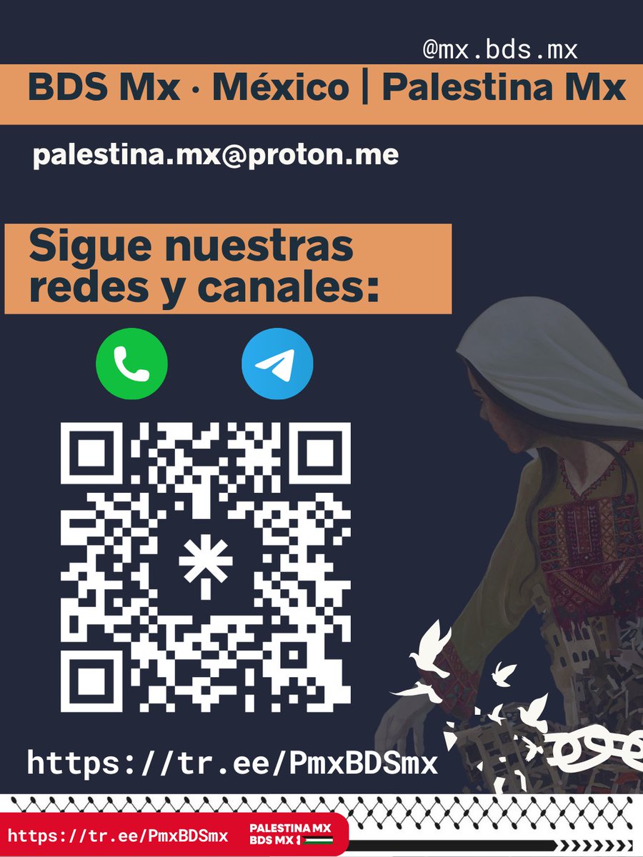 palestina_mx's tweet photo. #AgendaPorPalestinaMx Vuelve la #Scai Puedes sumar charlas, conversatorios u otros eventos que ayuden a abrir el diálogo. Te invitamos a co-proyectar el documental “Forever Peace Now”. Tejamos escribe a palestina.mx@proton.me
#BDSmx #BDS #Palestina #PalestinaMx https://t.co/aGKcrQnXiG