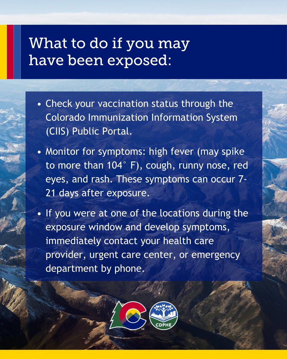 Colorado Department of Public Health & Environment tweet media