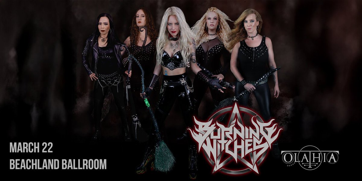 Sunday at <a href="/BeachlandCLE/">Beachland Ballroom and Tavern</a> - <a href="/burningwitches_/">Burning Witches</a> w/<a href="/olathiametal/">Olathia</a> 🤘🤘