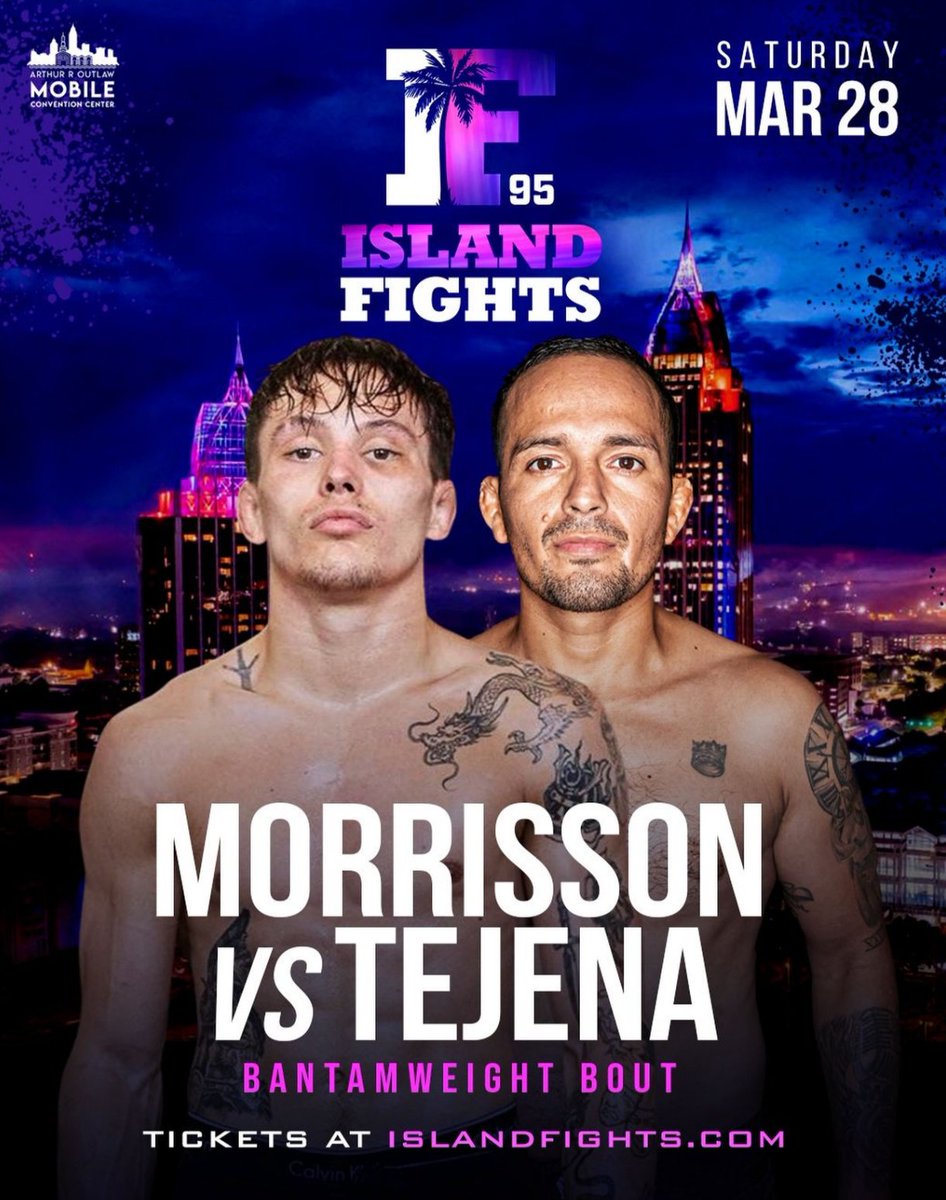 Tommy Morrisson (10-0) affrontera Jean Tejana (5-7) le 28 mars prochain en Alabama pour Island Fights.