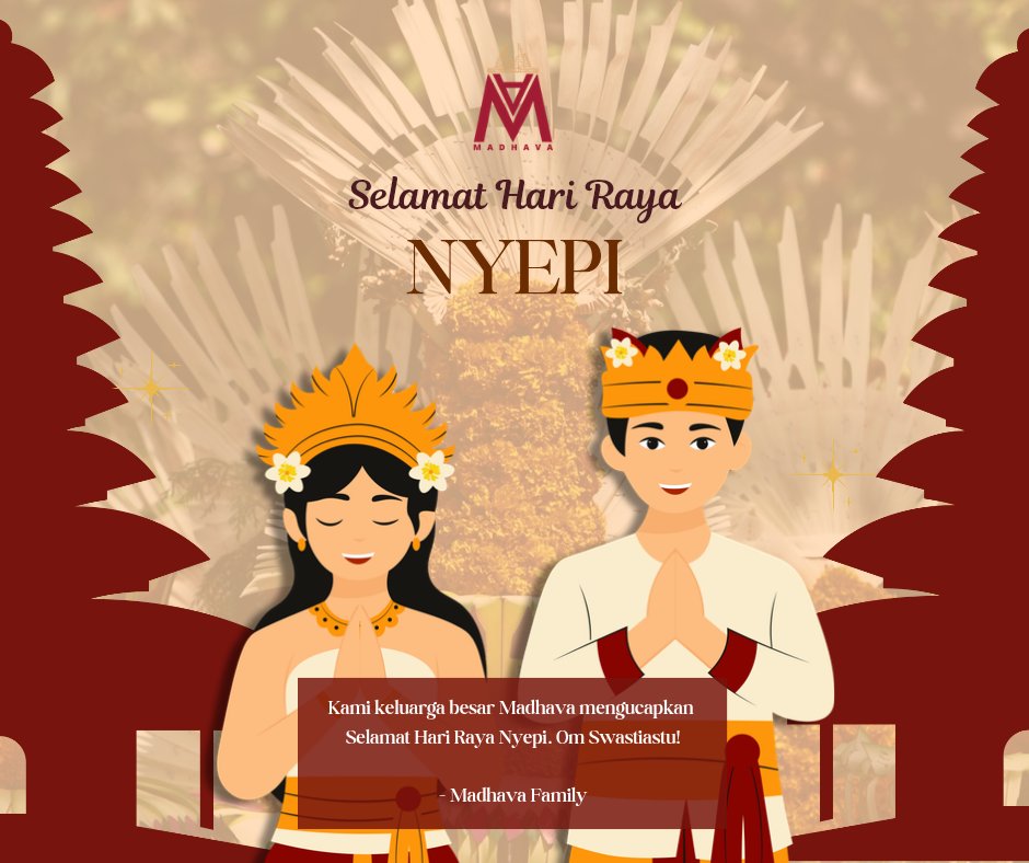 ㅤ

[ NYEPI 2026 ] 

Dalam sunyi, ada suara yang lebih jernih. Dalam gelap, ada cahaya yang lebih terang. Selamat melaksanakan Catur Brata Penyepian Tahun Baru Saka 1948. Semoga kedamaian selalu menyertai langkah kita ke depan. 🧡

ㅤ