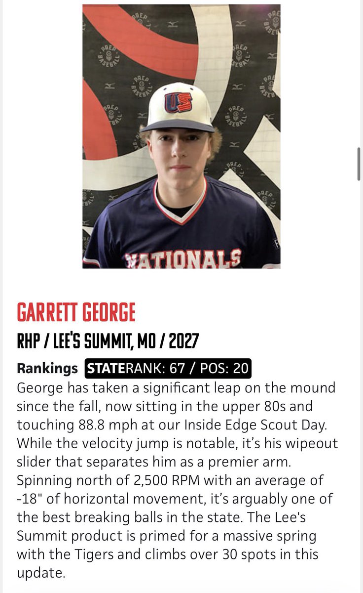 Garrett George tweet media