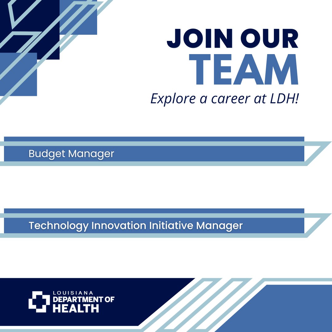 Louisiana Department of Health tweet media