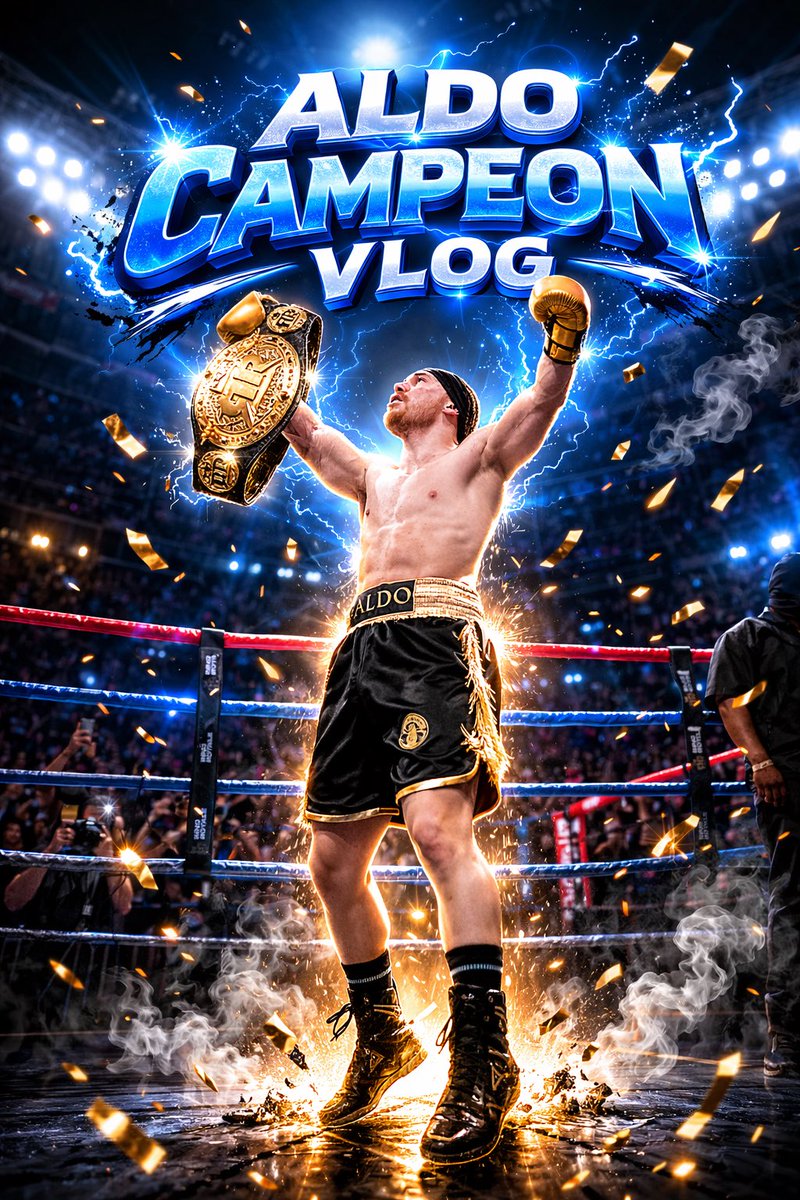 TENDENCIA ACTIVA:
-10 nombres de personas que quisieras ver en #RingRoyale 2027
-10 colores
-10 verduras
-10 frutas
-10 nombres de deportistas
-10 fotos de Aldo en #RingRoyale que te hayan gustado muchooo

+ La frase: ALDO CAMPEON VLOG