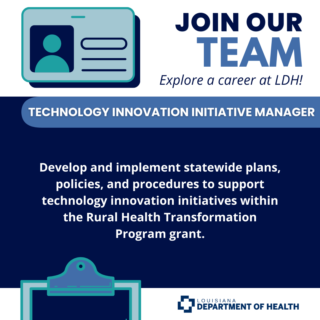 Louisiana Department of Health tweet media