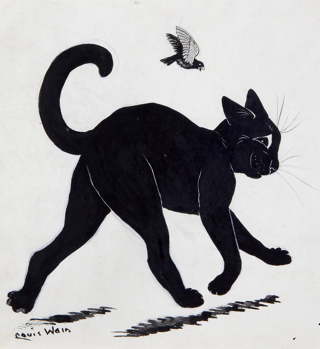 Louis Wain Bot tweet media