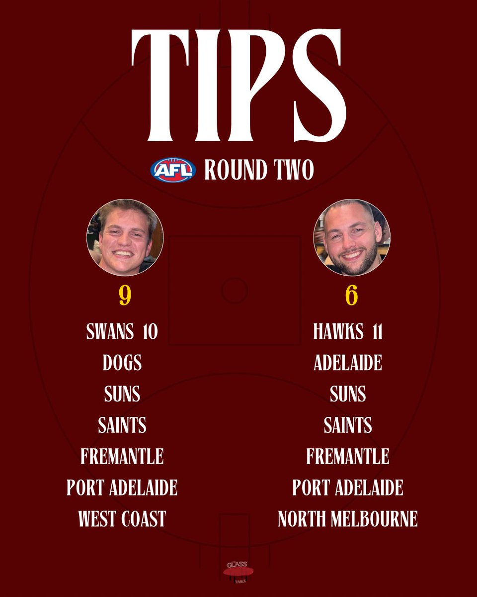 The Glass Table - AFL Podcast tweet media