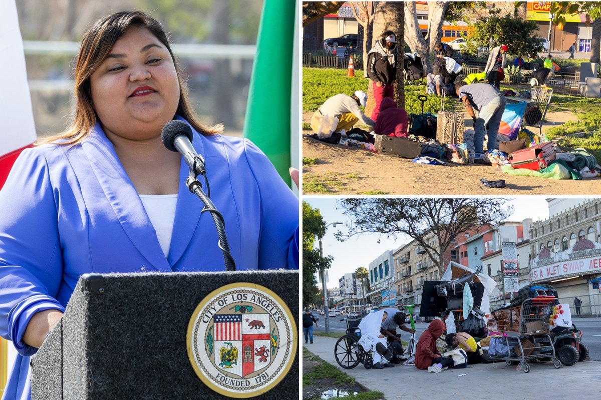 Lefty Hernandez touts overdose drop at MacArthur Park, shocking photos show rampant drug use, dead animals trib.al/OcvF6dV