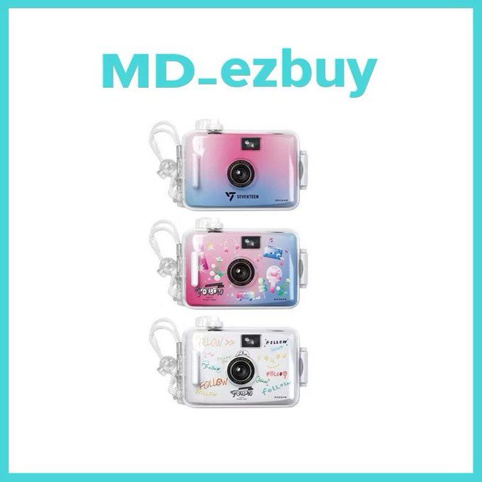 Seventeen Follow Film Camera ( Incl. Film camera, Waterproof case, Strap ) 

 ₱789 s.shopee.ph/8KgZPoVZiL

wts lfb ph go svt scoups joshua jeonghan jun hoshi mingyu wonwoo woozi minghao the8 seungkwan vernon dino dk selca selfie pc md