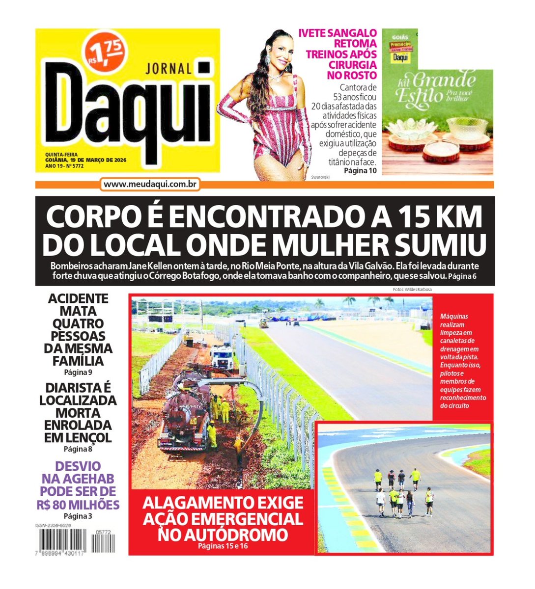 meudaqui's tweet image. CAPA DO DIA ▪️ Olá, leitor! Esta é a capa da nossa edição impressa desta quinta-feira (19).

Confira estas e outras notícias em daqui.opopular.com.br

#JornalDaqui #MeuDaqui #Goias