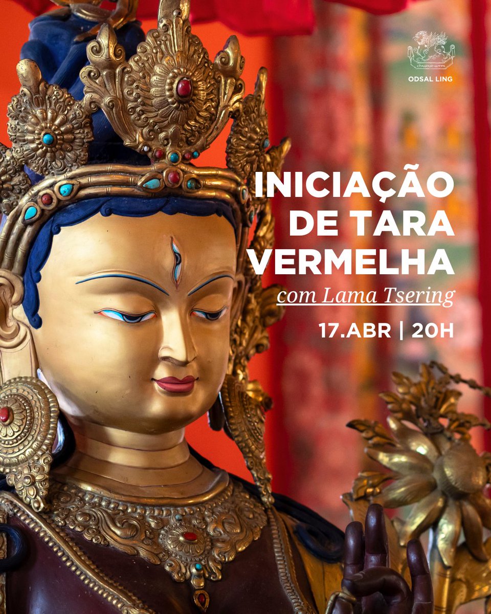 Inscrições abertas!
A iniciação será concedida por Lama Tsering em 17/4, às 20h, para quem deseja recebê-la pela 1a vez ou renovar seus votos.
A iniciação faz parte do retiro de Ioga dos Sonhos, mas você pode se inscrever apenas para a iniciação. 
Somente presencial.