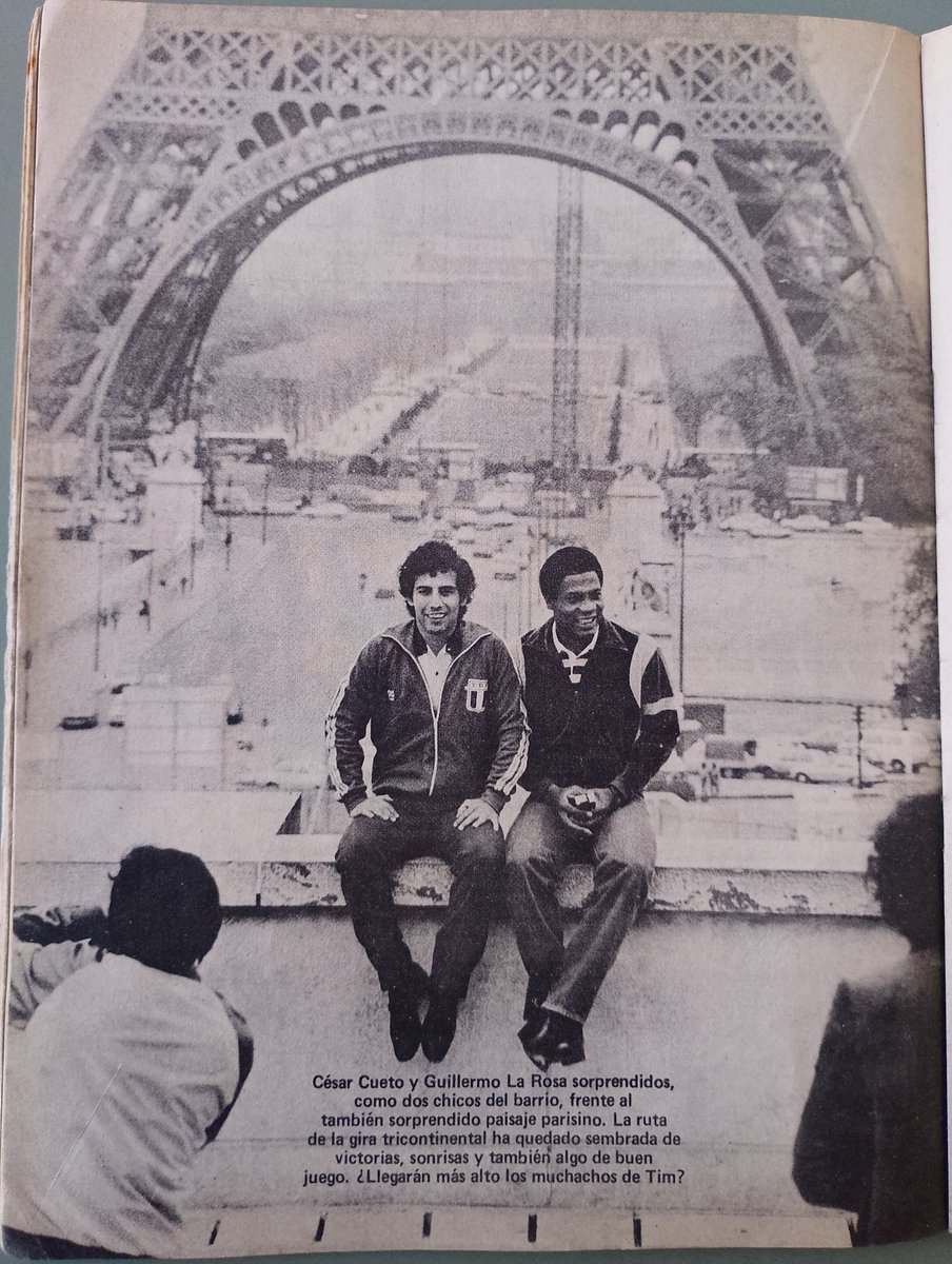 #ArribaAlianza
César Cueto y Guillermo La Rosa en París.
*Caretas, 26 de abril de 1982.