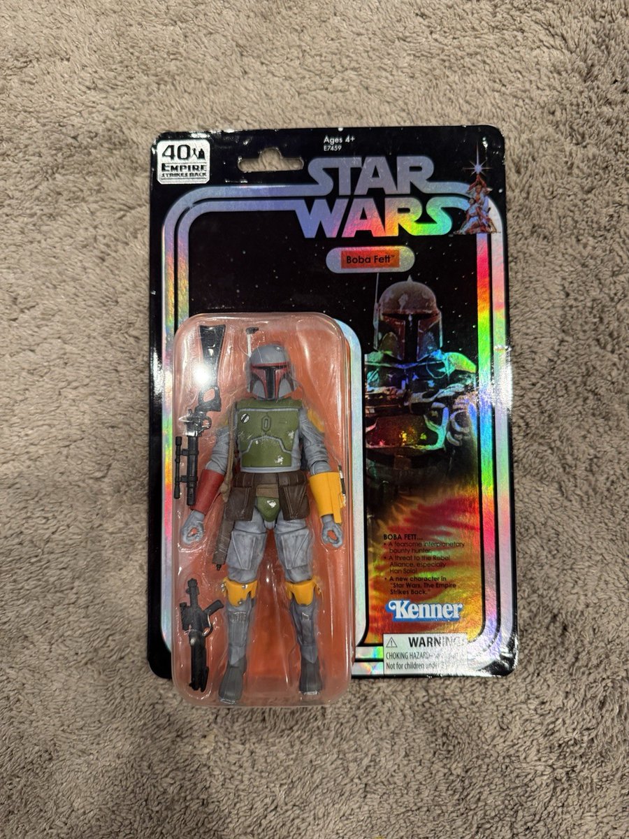 Black Series Boba Fett SDCC 2019 - 40th Anniversary - Kenner  
🔗 ebay.com/itm/1277278407…  
 #ad