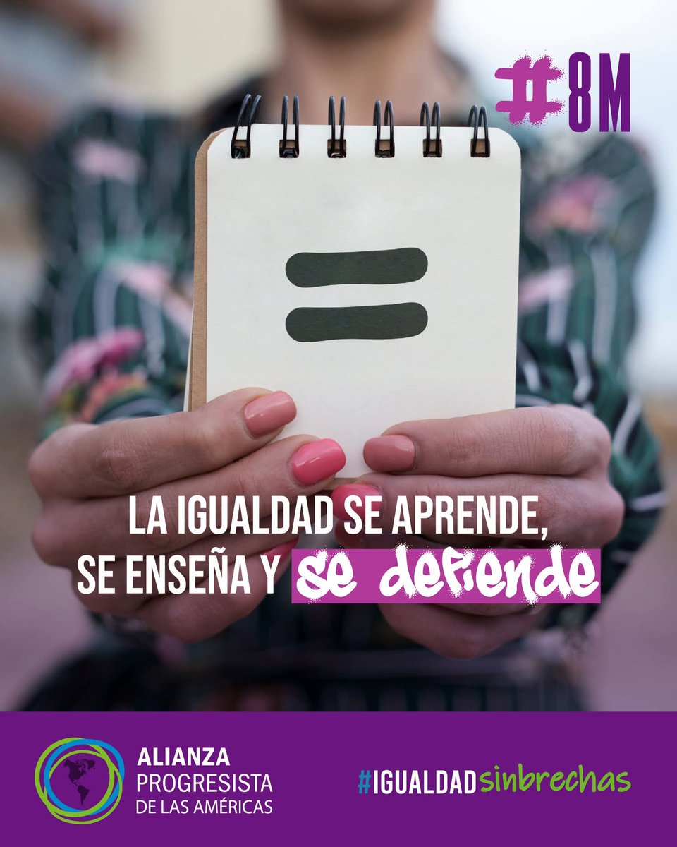 mujeres_psarg's tweet photo. EDUCACIÓN Y CAMBIO CULTURAL

La igualdad se aprende, se enseña y se defiende💪💜

#EducaciónEnIgualdad #CambioCultural #8M #AlianzaProgresista https://t.co/GBa2Iyn016
