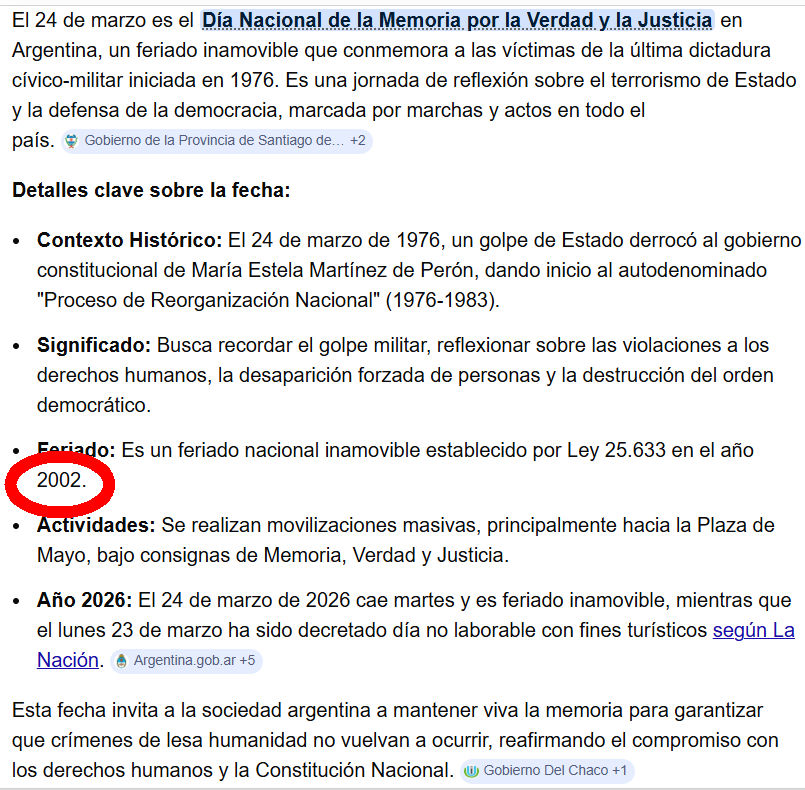 <a href="/MariaSilgrassi/">maria silvina grassi</a> Feriado zurdo de Néstor Kirchner. Espero que el congreso en 2027 lo elimine o reubique.