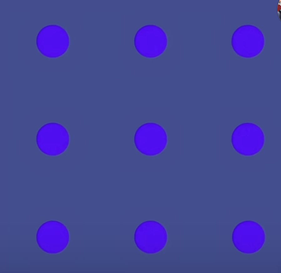 لغز بصري يتصدر تويتر: أين النقطة البنفسجية بين الثمان زرقاء؟