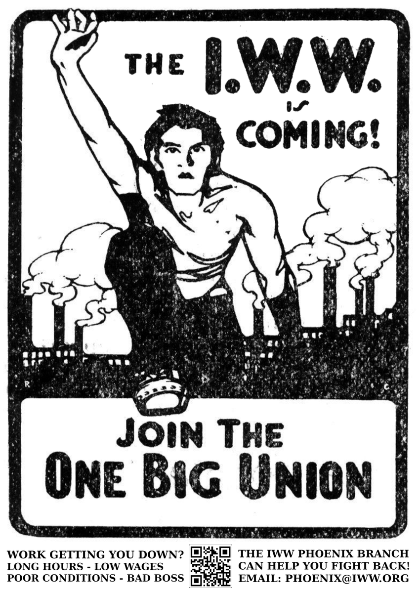Phoenix/ Flagstaff Industrial Workers of the World tweet media
