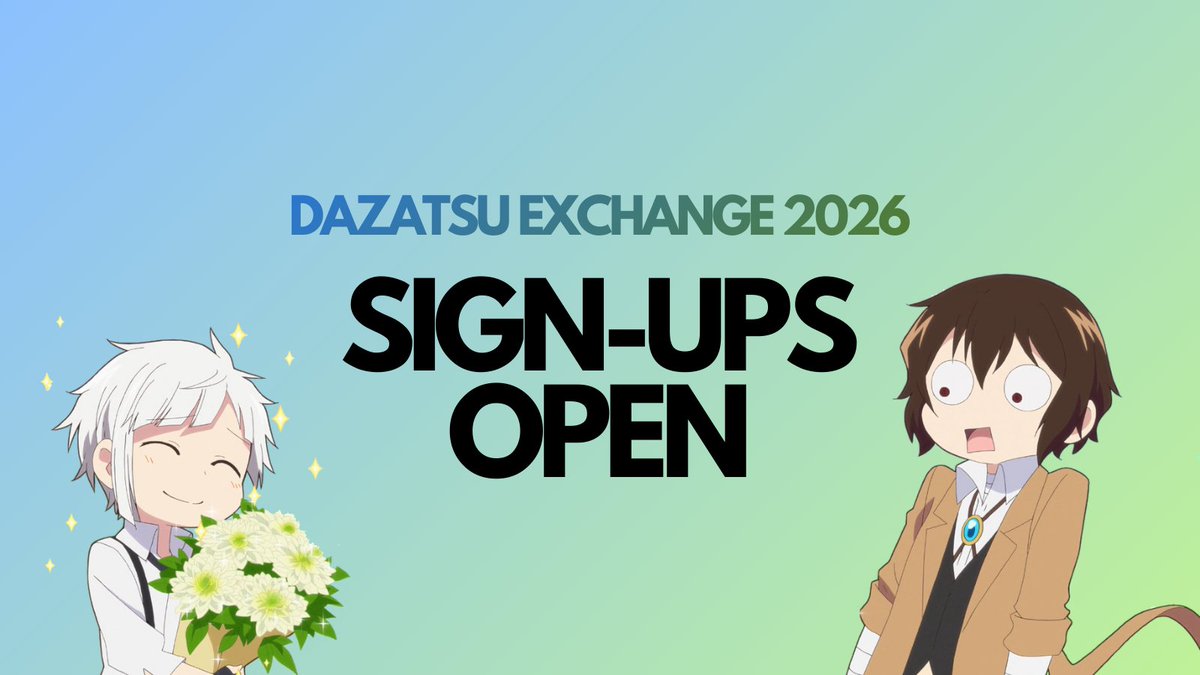 dazatsu events | now: dazatsu exchange 2026! tweet media