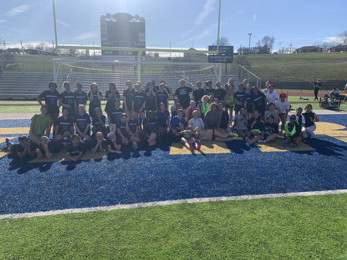 Thank you to <a href="/GoBinghamBears/">Bingham Middle School Athletics & Activities</a> Girls Soccer team for coming to Chrisman today for an inter squad scrimmage. A lot of potential and great girls coming our way in the near future! <a href="/wcbearssports/">WC Athletics</a>