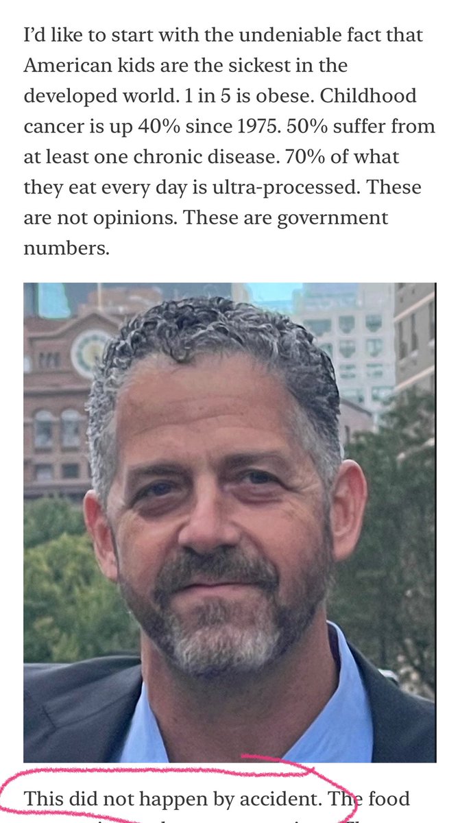 open.substack.com/pub/theofficia…   We should be furious with the politicians who take money from Big Food and Big Pharma. They protect the system that made your children sick. We should also be furious at organizations that masquerade as protectors of public health but are actually front