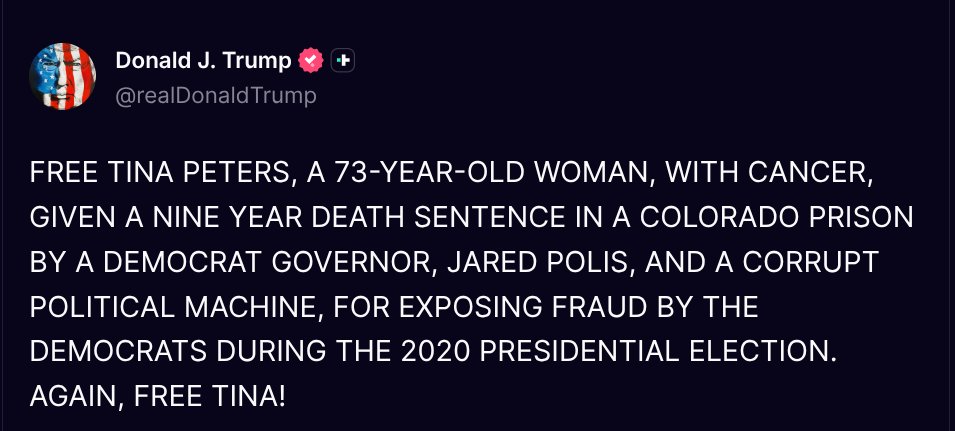 Fan Donald J. Trump 🇺🇸 TRUTH POSTS tweet media