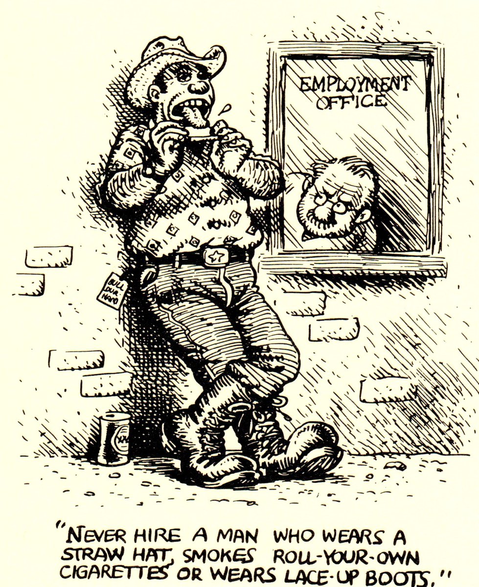 bckomix's tweet photo. R. Crumb, illustration for Texas Crude, a lexicon on Texas-speak (1984) https://t.co/09aw64C9EK