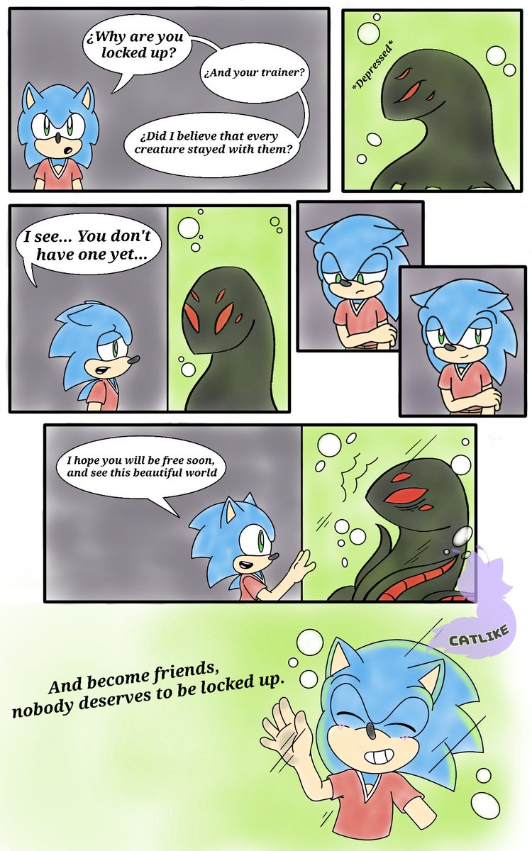 CatLike_26's tweet photo. My Little Squid AU (4/??) 🦔🐙

😊🥺
ENG/ESP

#sonadow #AU #MyLittleSquid https://t.co/LfpRDObD0R