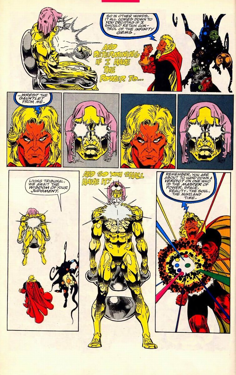Olorun_improved's tweet photo. @RivalsInfo Last time they both interacted in canon #infinitygauntlet https://t.co/Ux2j2Xv0E7