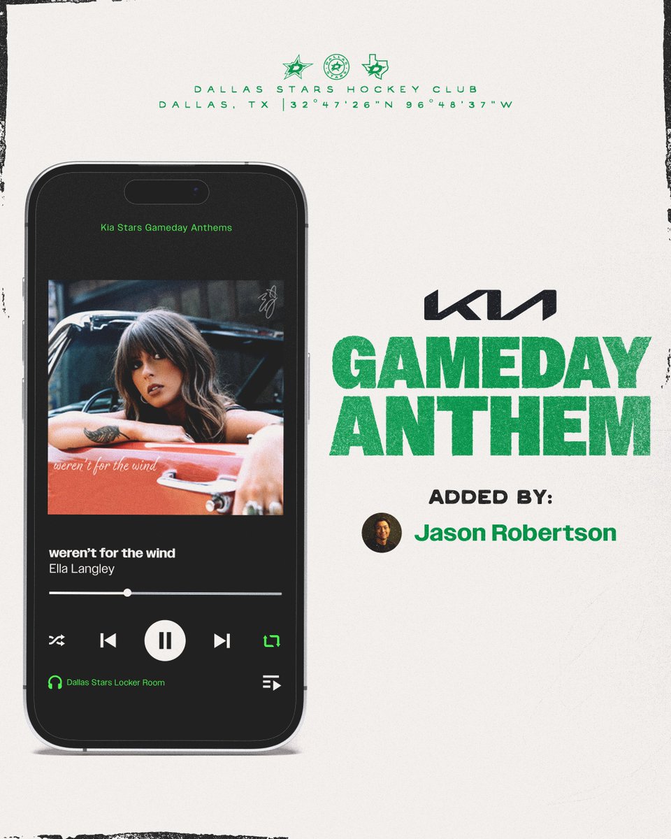 Another one for Ella's Fellas 🎶

🎧 bit.ly/StarsGameDayAn…