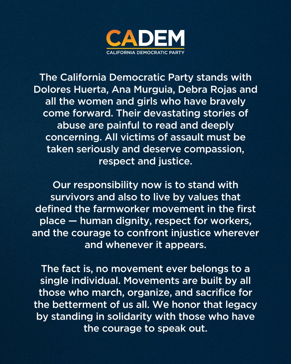 California Democratic Party tweet media