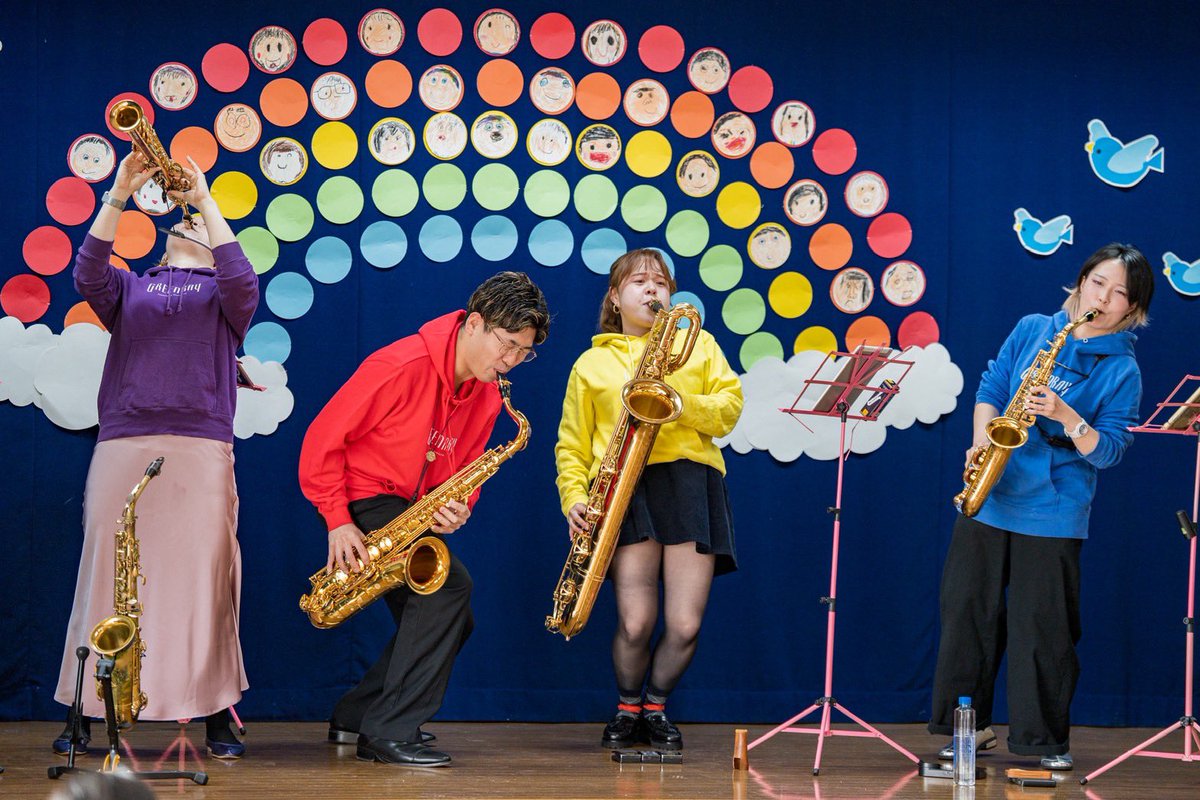 GreenRaySaxophoneQuartet / グリーン レイ サクソフォーン カルテット tweet media