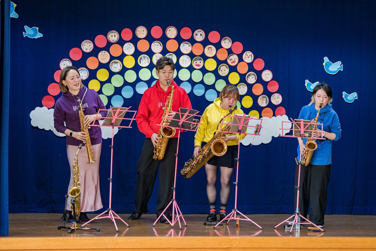 GreenRaySaxophoneQuartet / グリーン レイ サクソフォーン カルテット tweet media