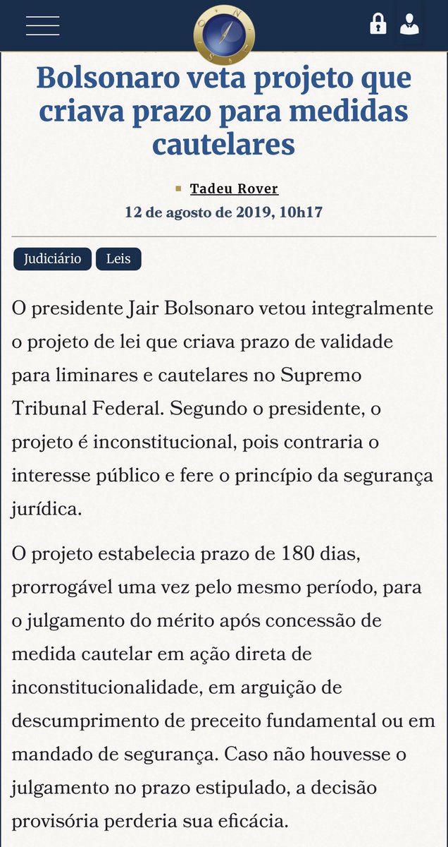 sandrabrasilia's tweet photo. “O que eu posso de mais ressaltar, prezado Dias Toffoli, do relacionamento com Vossa Excelência,…dizer que nos conhecemos há aproximadamente 20 anos,…eu apenas um deputado e Vossa Excelência Excelência um HONRADO ADVOGADO… Dizer que muitos momentos, quando o chefe do Executivo procurou o Supremo Tribunal Federal, por muitas vezes, em DECISÕES MONOCRÁTICAS, Vossa Excelência muito bem nos atendeu.”
bolsonaro 

Lembrando que o autor do inquérito 4.781/2019, que bolsonaro ratificou para que fosse instaurado através do AGU TERRIVELMENTE EVANGÉLICO, é o  HONRADO ADVOGADO.