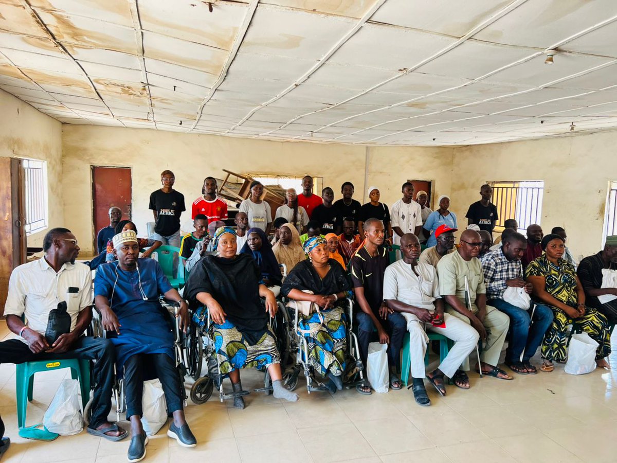 MkavJohn's tweet photo. May God almighty bless and provide for people with disabilities. 
#LightupAfrica campaign for people with disabilities was successful https://t.co/1TcqKQydL6