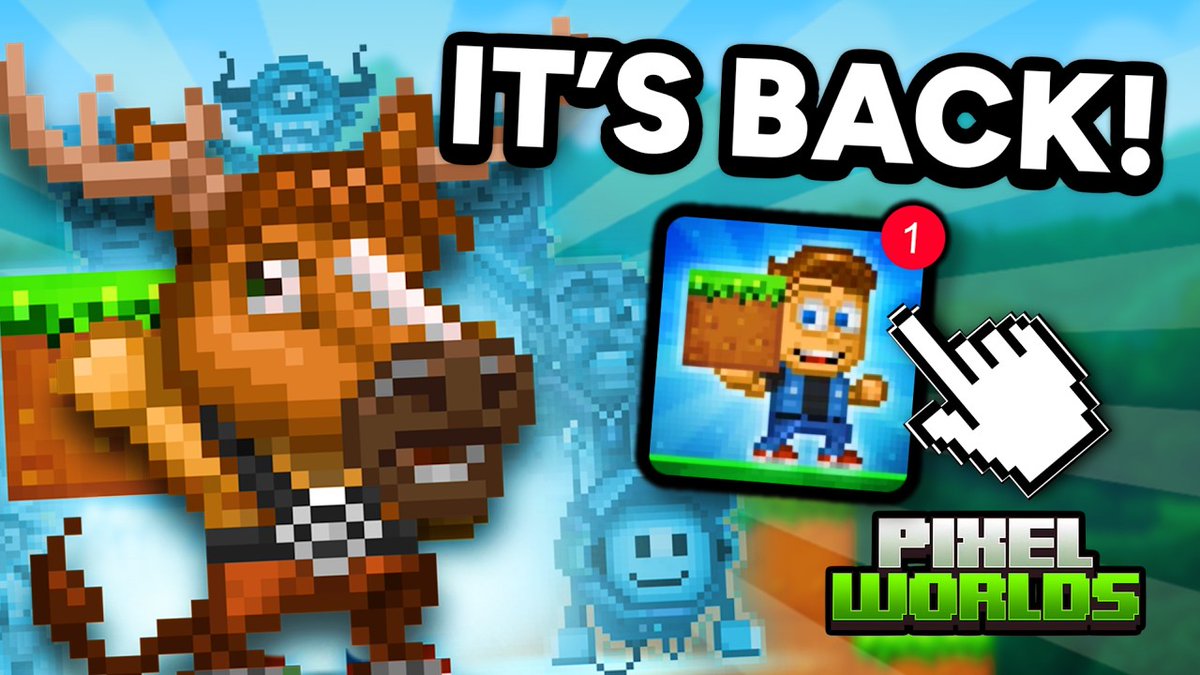 Pikalugia's tweet photo. Pixel Worlds is COMING BACK in 2026! #pixelworlds @pixelworldsgame
https://t.co/KwgbWMJEW9 https://t.co/cq6HpMIfhR