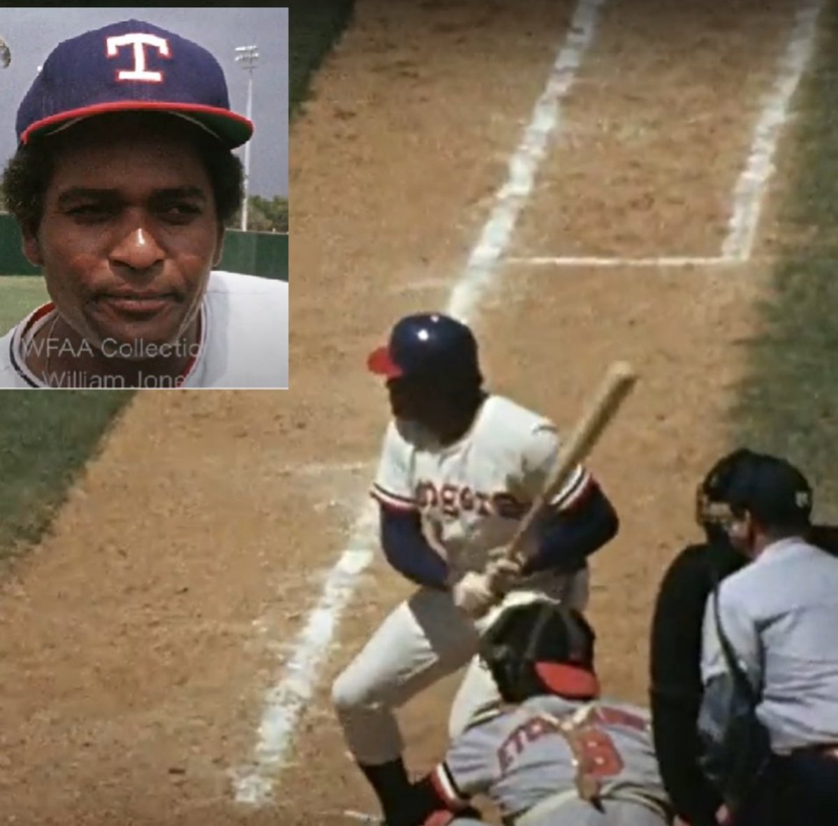 VanderlansJim's tweet photo. March 18, 1974 - On his 40th birthday, the Texas Rangers play Country Music star Charley Pride at designated hitter in a spring training game against the Orioles. Pride went 1-for-2 with a single off future Hall of Famer Jim Palmer.
#Texas #Rangers #CharleyPride #MLB #1970s https://t.co/gzMwrrHYDl