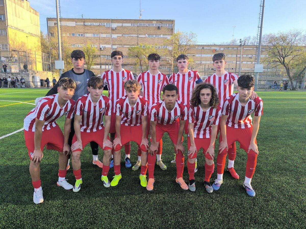 AtletiAcademia's tweet photo. CADETE DIVISIÓN DE HONOR

Santa Ana A 0-2 Atlético de Madrid Cadete B

⚽Arocha y Adri Díaz https://t.co/rmdu0qvKdj