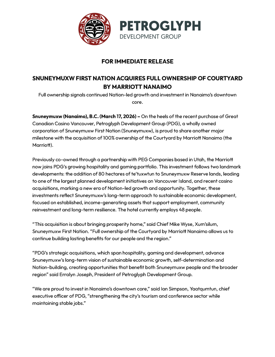 Snuneymuxw First Nation tweet media