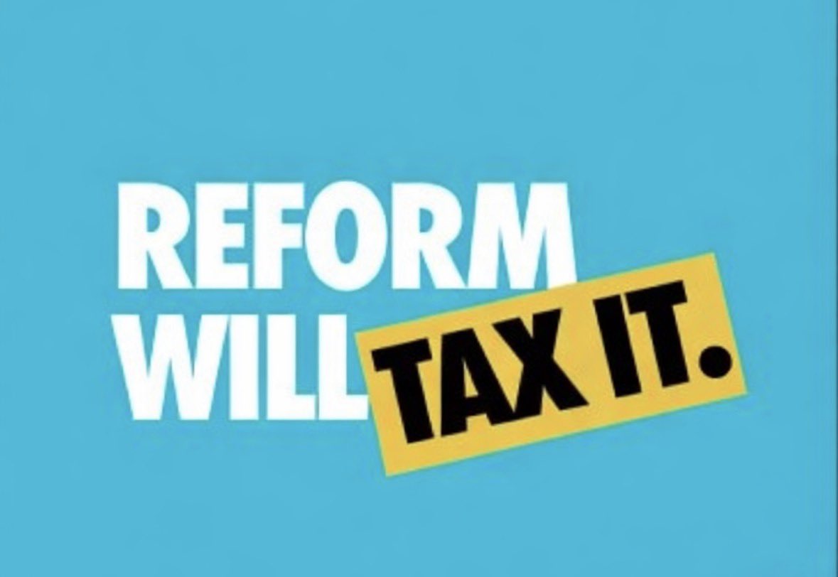 New logo just dropped for Reform UK Councils.

#ReformWillTaxIt