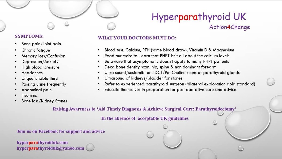 SpSallie's tweet photo. @DrSteveTaylor @NHSEngland @wesstreeting #Endocrinologists are, & always have been, a waste of space, & harmful for #hyperparathyroid patients. I've been advising patients to try to bypass them for 12 years. The NHS should scrap them & give that funding to GPs. Here's what doctors need to know, then refer to surgeons. https://t.co/UTI5J4Cxhm