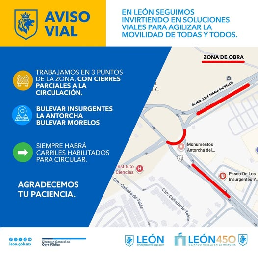 Dirección General de Obra Pública León tweet media