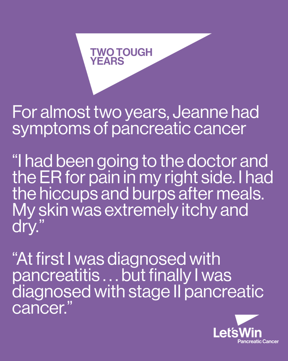 Let's Win Pancreatic Cancer 💜 tweet media
