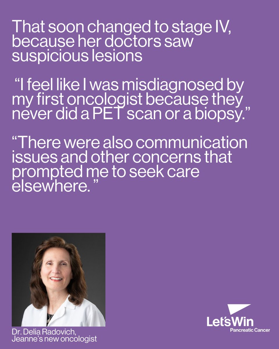 Let's Win Pancreatic Cancer 💜 tweet media