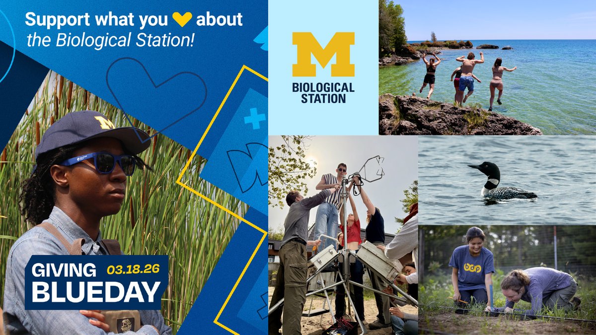 UM Biological Station tweet media