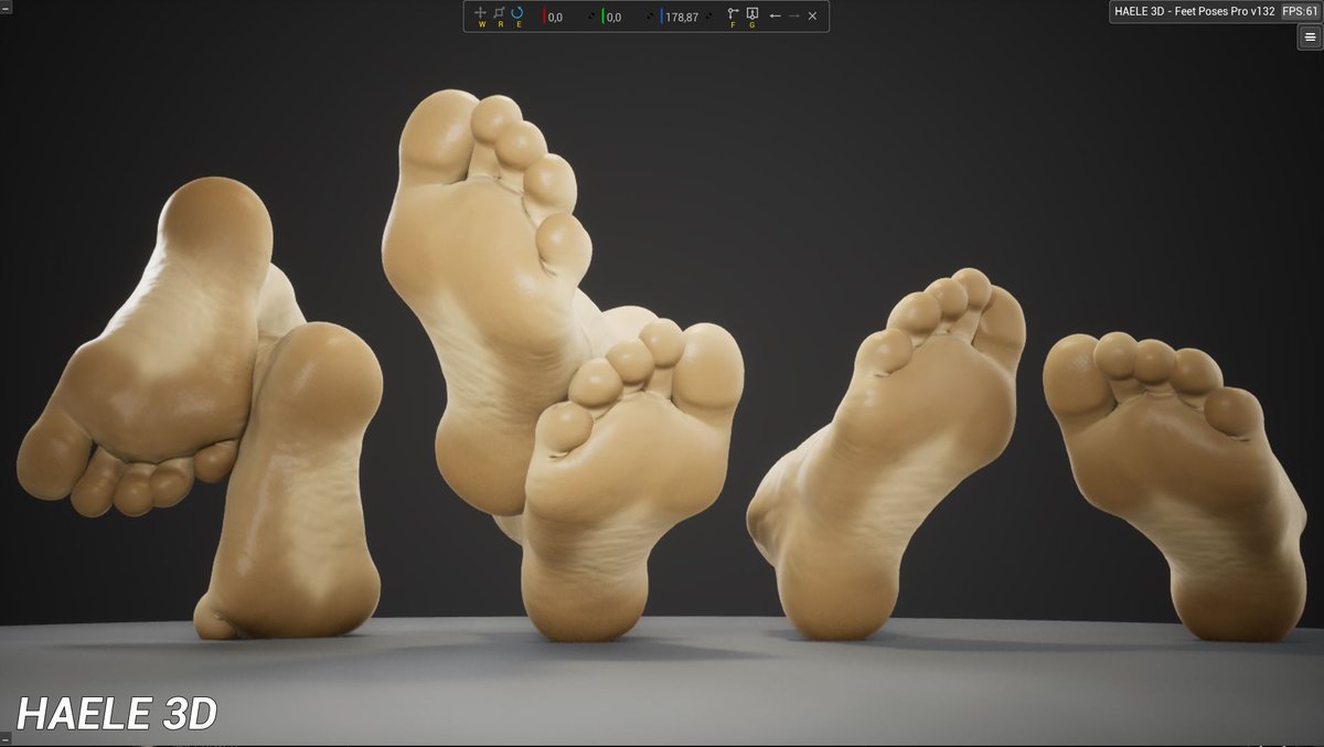 Feet Poses Pro - On Steam! - HAELE 3D tweet media