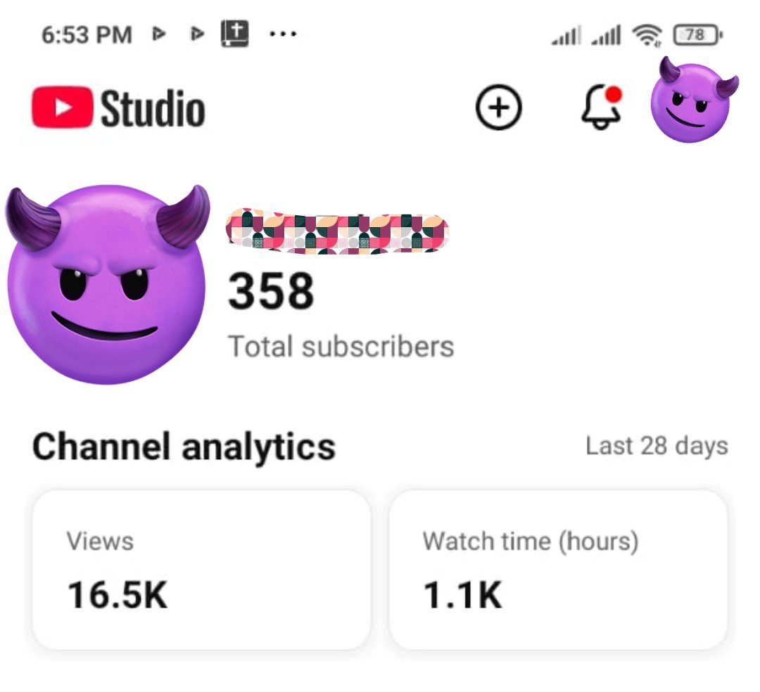 streakofyt's tweet image. Day 15/30, 4 Videos and I got 350 plus subs and 1000 watch hour. It's not about luck. Lets see if I can monetized this channel before this month ends ✍🏽🙏🙏... #watchmegrowfast  #ytautomation #faceless