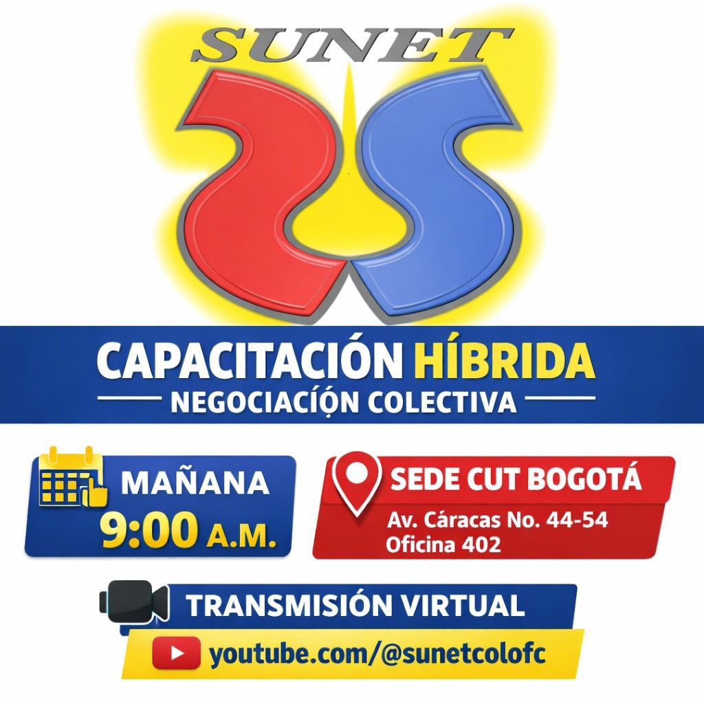 SUNET Bogotá tweet media