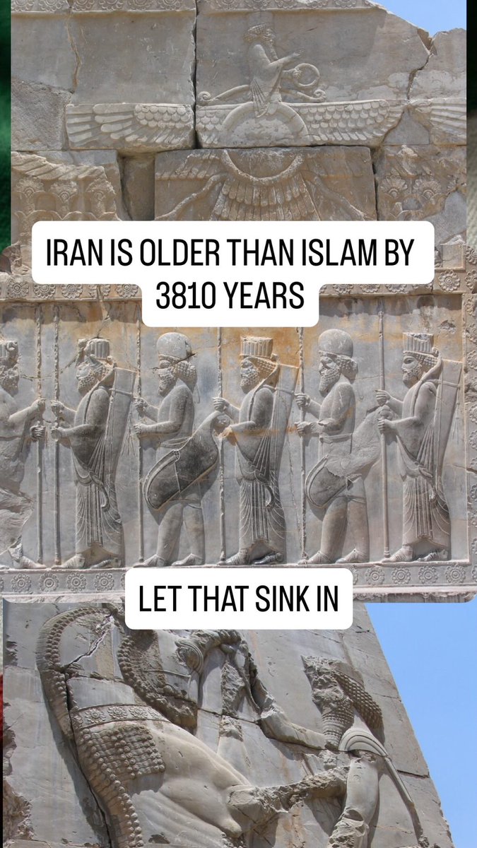 CURATED_OFC's tweet photo. IRAN IS OLDER THAN ISLAM BY 3810 YEARS.  
LET THAT SINK IN… https://t.co/pPXOP3NOD8