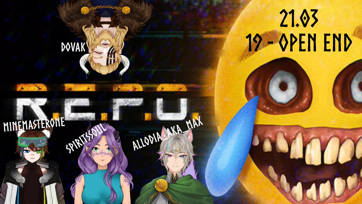 Und bei R.E.P.O. machen mit von 19 bis OE.
Die Lieben <a href="/SpiritsSoul_08/">SpiritsSoul || GerVTuber || Dokomi 2026</a>, <a href="/Allodia_aka_Max/">Allodia_aka_Max 💜 @Dokomi26 🐍 GerVtuber 🐍 VGen</a>, <a href="/MineMasterOneTV/">Hajo</a> und (Nicht auf dem Bild zu sehen <a href="/shadowclawfox/">ShadowClawFox</a>)